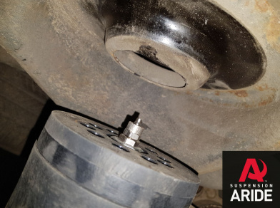 Рис. 7 Наши проекты: установка пневмоэлементов в пружины Nissan Pathfinder 51