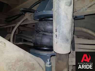 Рис. 11 Наши проекты: Пневмоподвеска на Nissan Cabstar - Этапы установки