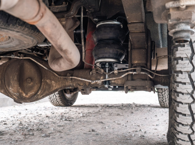 Рис. 4 Наши проекты: Пневмоподушки на Тойота Дюна