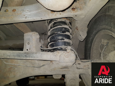 Рис. 7 Наши проекты: Установка пневмоэлементов в пружины Toyota Sequoia