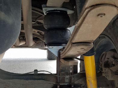 Рис. 5 Наши проекты: Пневмоподвеска на доработанную Toyota Tundra