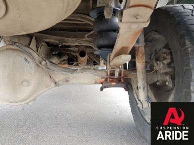 Рис. 14 Наши проекты: Пневмоподвеска на Toyota Tundra для усиления - Этапы установки