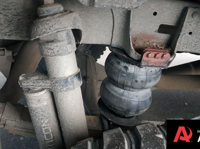 Рис. 12 Наши проекты: Пневмоподвеска на ﻿Toyota Tundra - Фото установки