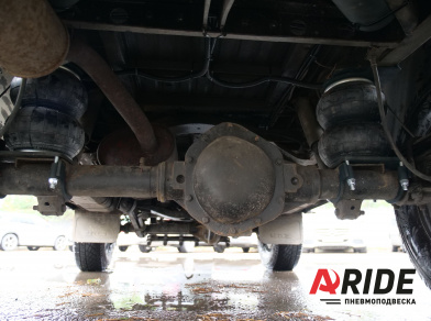 Рис. 4 Наши проекты: Вспомогательная пневмоподвеска на УАЗ Хантер