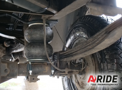 Рис. 3 Наши проекты: Вспомогательная пневмоподвеска на УАЗ Хантер