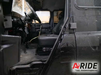 Рис. 6 Наши проекты: Вспомогательная пневмоподвеска на УАЗ Хантер