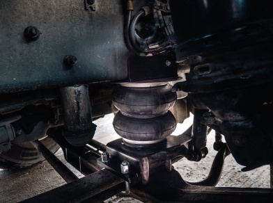 Рис. 3 Наши проекты: Пневматические подушки на перед Вольво ФШ 16