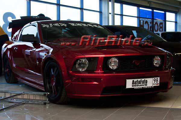 Пневмоподвеска на Ford Mustang