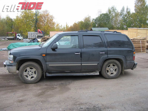 Установка пневмоподвески на внедорожник Шевроле Тахо 2001 г.в. - фото и описание работ, технические детали проекта и характеристики