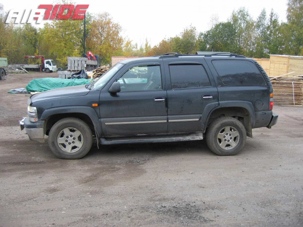 Установка пневмоподвески на внедорожник Шевроле Тахо 2001 г.в. - фото и описание работ, технические детали проекта и характеристики