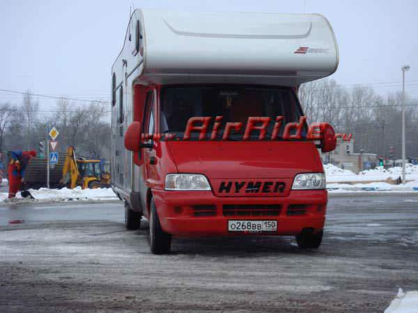 Пневоподвеска на автодом Fiat Ducato Hymer