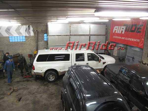 Пневмоподвеска на Ford f350