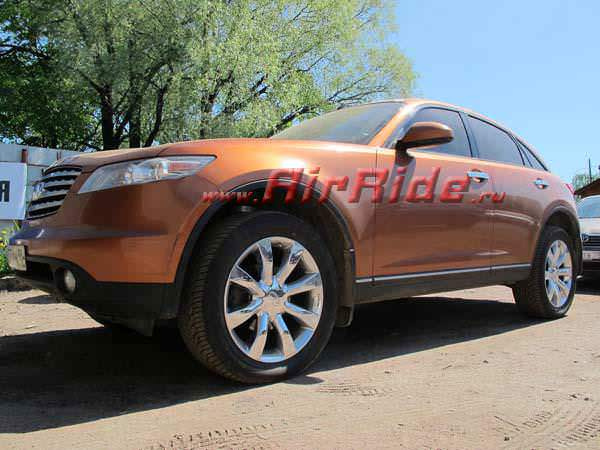 Пневмоподвеска на Infinity FX35