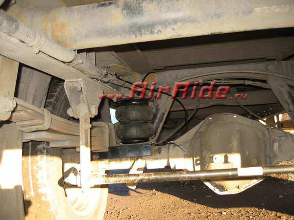 Установка пневмоподвески на Iveco Daily