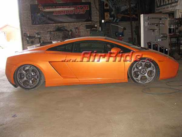 Пневмоподвеска на Lamborghini Gallardo