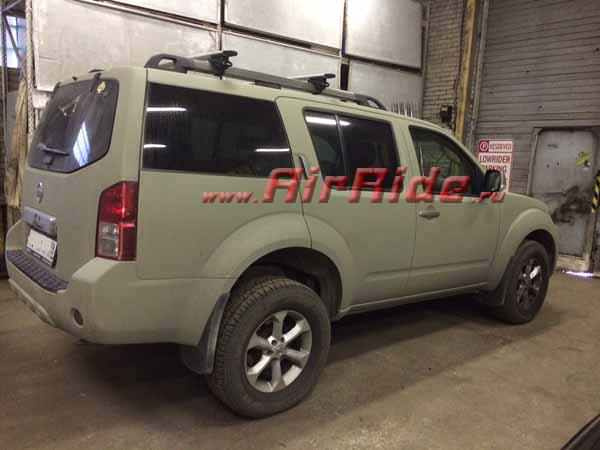 Пневмоподвеска на Nissan Pathinder 2012г.в.