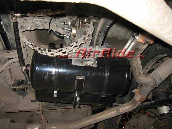 Установка пневмоподвески на Toyota Land Cruiser 200