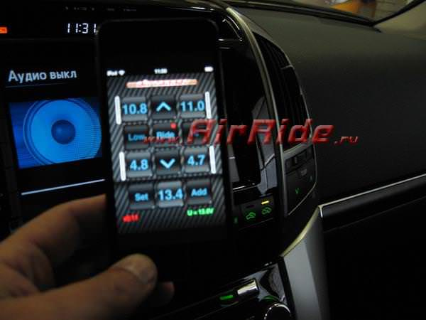 Установка пневмоподвески на Toyota Land Cruiser 200