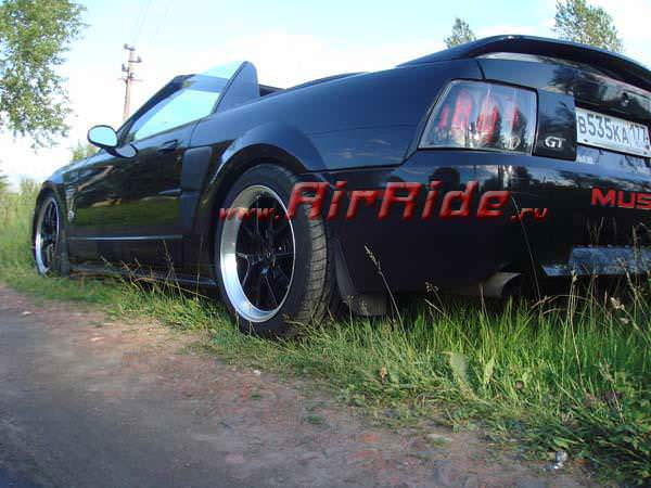 Пневмоподвеска на любой автомобиль, пневмоамортизаторы, пневмоподушки, пневмоподвеска на Ford Mustang