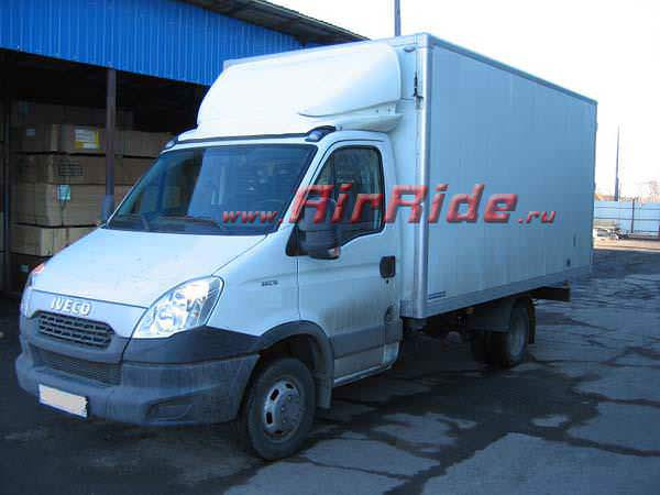 Пневмоподвеска на Iveco Daily 35C15 2014г.в. Установка пневмоподвески на любой легковой и грузовой автомобиль в Санкт-Петербурге от производителя по низким ценам.