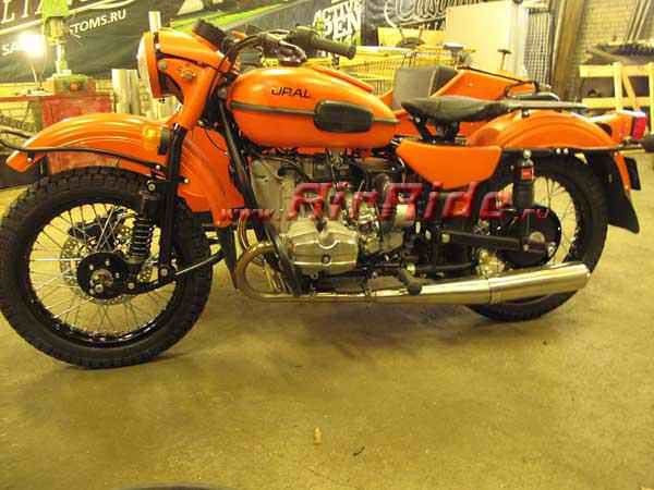 Пневмоподвеска на мотоцикл Урал