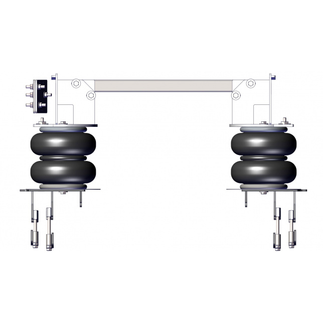 Пневмоподвеска ГАЗ 3307-3309, задняя ось