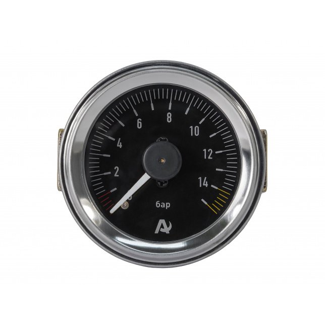 Манометр ARIDE 53 мм, 2х15 бар (220 PSI), 2