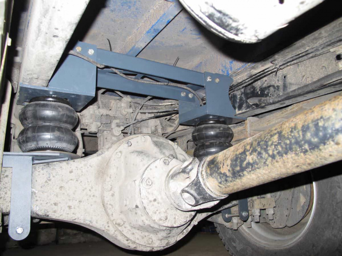 задний мост газон - фото установки пневмоподвески на газон